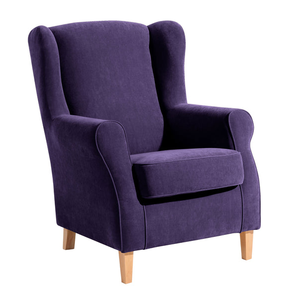 Max Winzer oorfauteuil Lorris violet