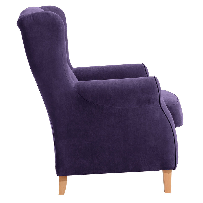 Max Winzer oorfauteuil Lorris violet