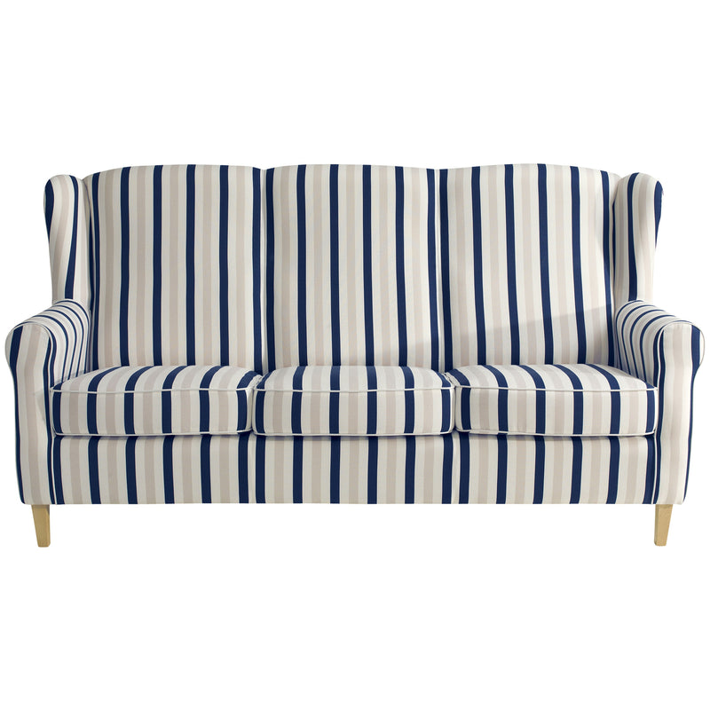 Max Winzer Sofa 3-Sitzer Lorris blau