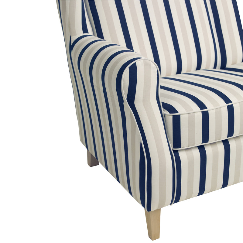 Max Winzer Sofa 3-zits Lorris blauw