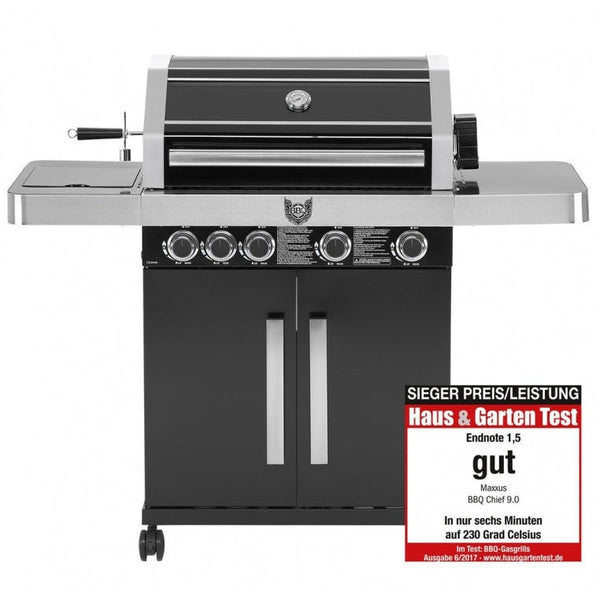 MAXXUS Gasgrill BBQ CHIEF 9.0, schwarz