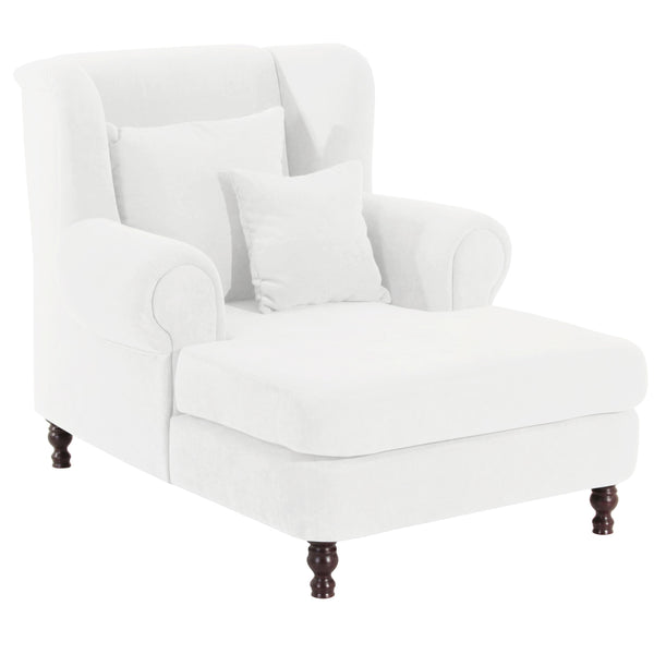 Max Winzer Grote fauteuil inclusief 2x sierkussens 55x55cm + 40x40cm Mareille crème