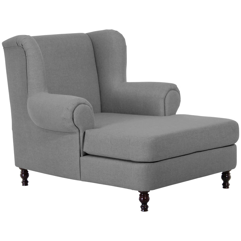 Fauteuil Max Winzer Big comprenant 2 coussins décoratifs 55x55cm + 40x40cm Mareille gris