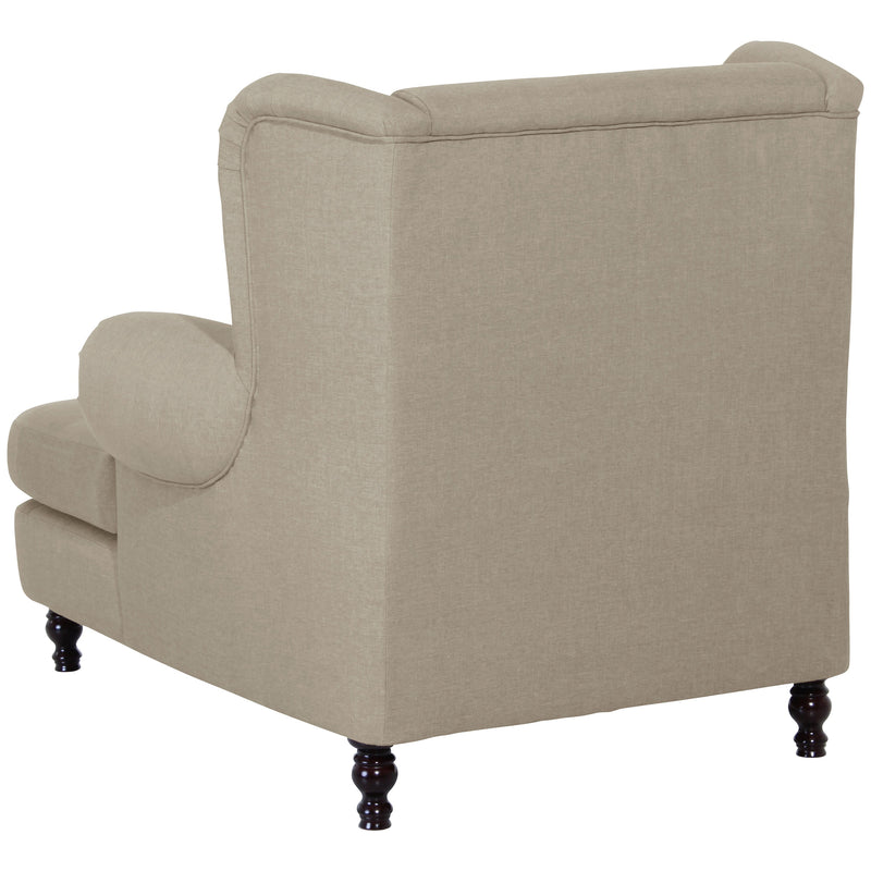 Max Winzer Grote fauteuil inclusief 2x sierkussens 55x55cm + 40x40cm Mareille sahara