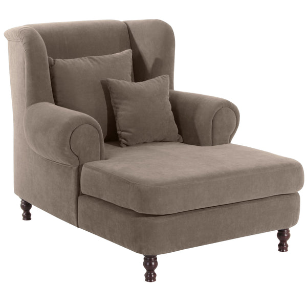 Fauteuil Max Winzer Big comprenant 2x coussins décoratifs 55x55cm + 40x40cm Mareille sahara