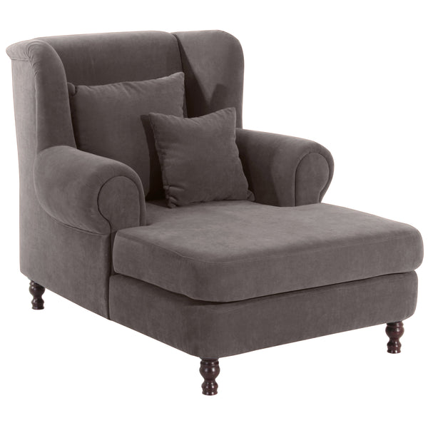 Fauteuil Max Winzer Big comprenant 2x coussins décoratifs 55x55cm + 40x40cm Pierre de Mareille