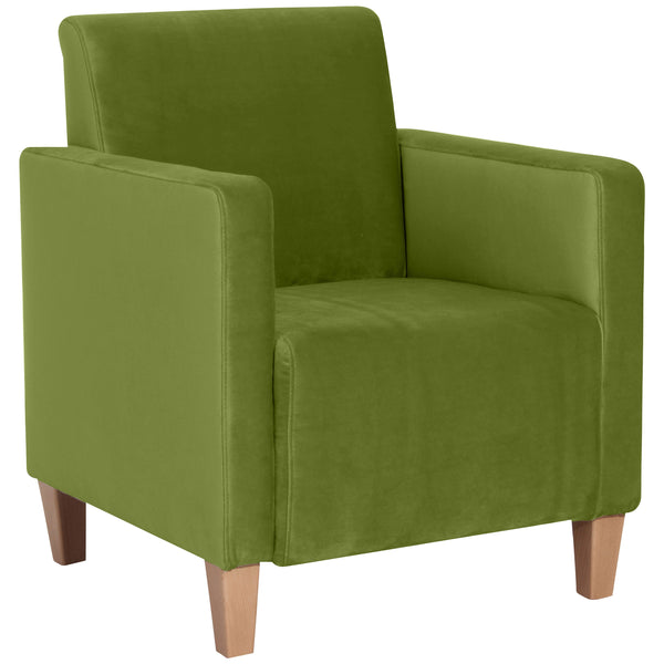 Fauteuil Milla de Max Winzer en olive