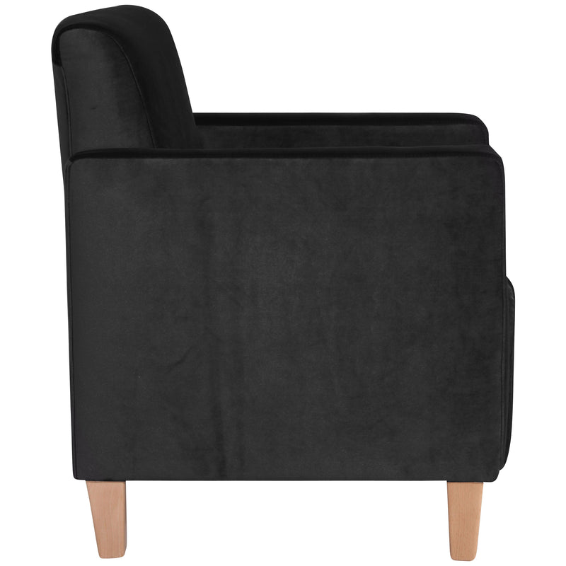 Fauteuil Milla noir de Max Winzer