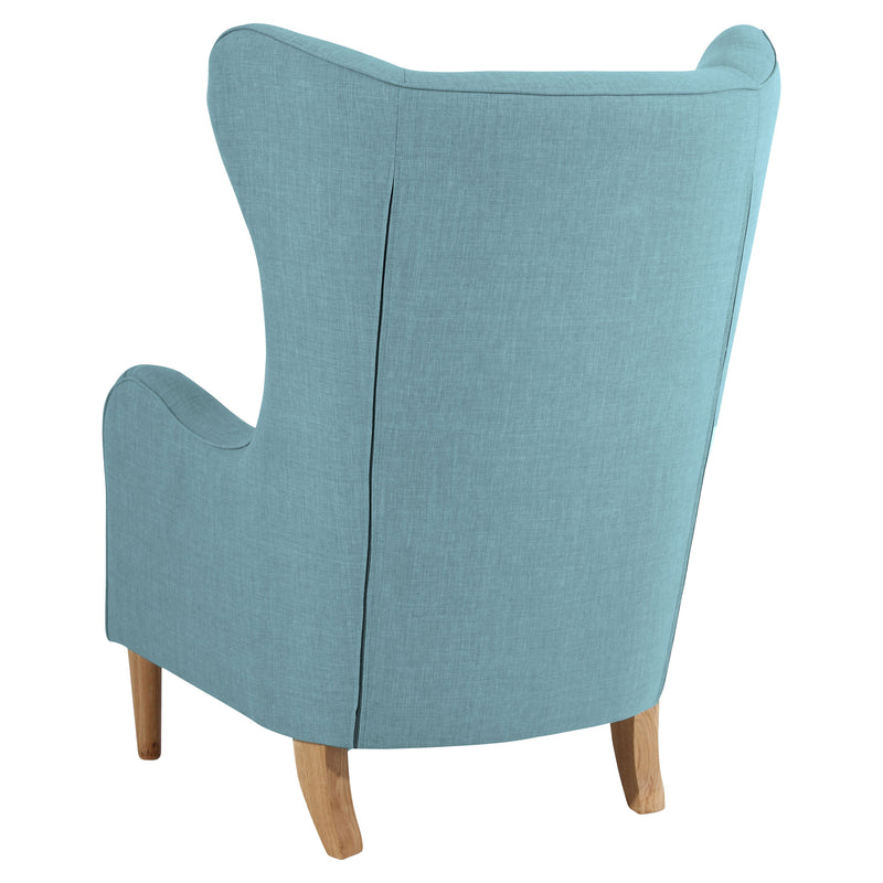 Fauteuil à oreilles Miriam de Max Winzer aqua