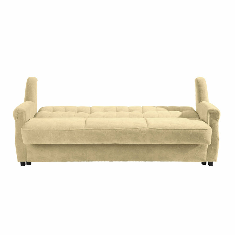 Max Winzer Sofa 3-Sitzer mit Bettfunktion Moldau beige