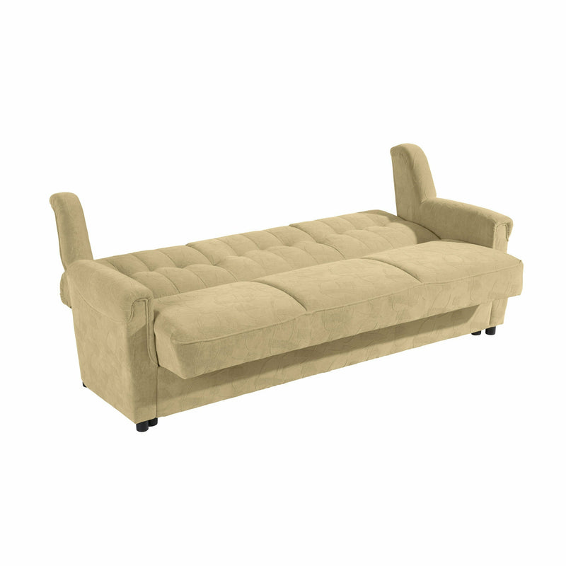 Max Winzer Sofa 3-Sitzer mit Bettfunktion Moldau beige