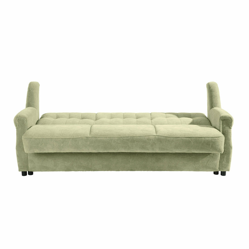 Max Winzer Sofa 3-Sitzer mit Bettfunktion Moldau grün