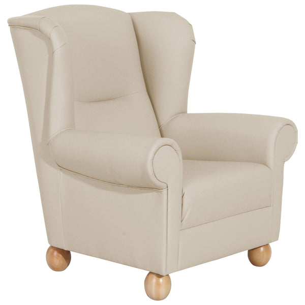 Fauteuil à oreilles Max Winzer Monarch beige