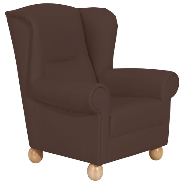 Max Winzer Wingback Chair Monarch bruin