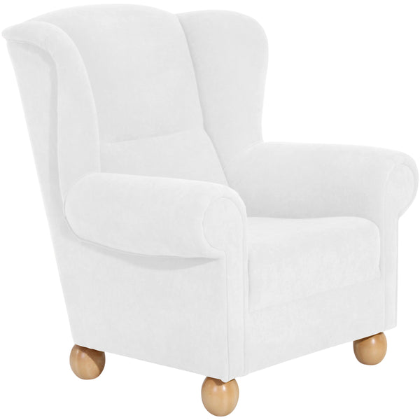 Fauteuil à oreilles Max Winzer Monarch Cream