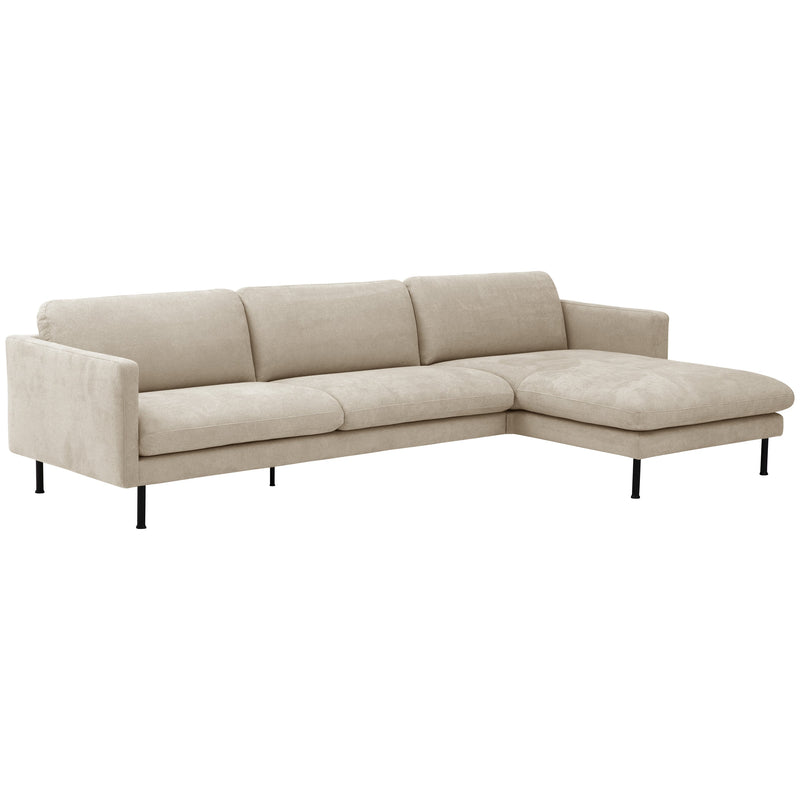 Max Winzer Sofa 2,5-zits links met longchair rechts Nathan beige