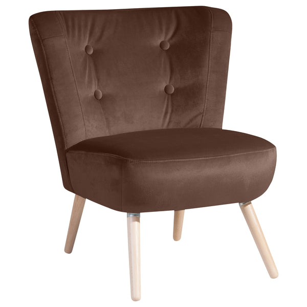 Fauteuil Max Winzer Neele marron