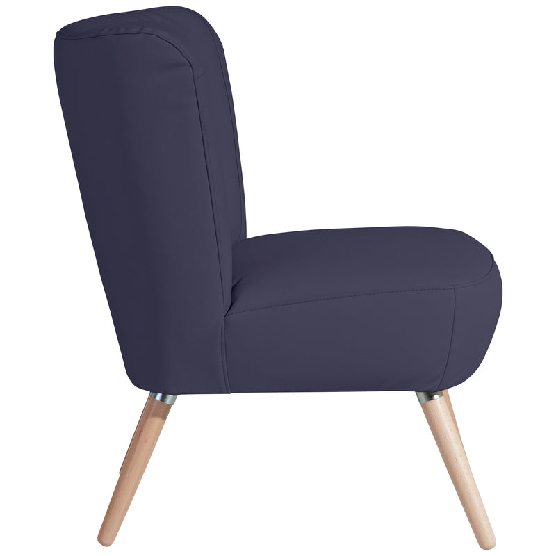 Fauteuil Max Winzer Neele bleu foncé