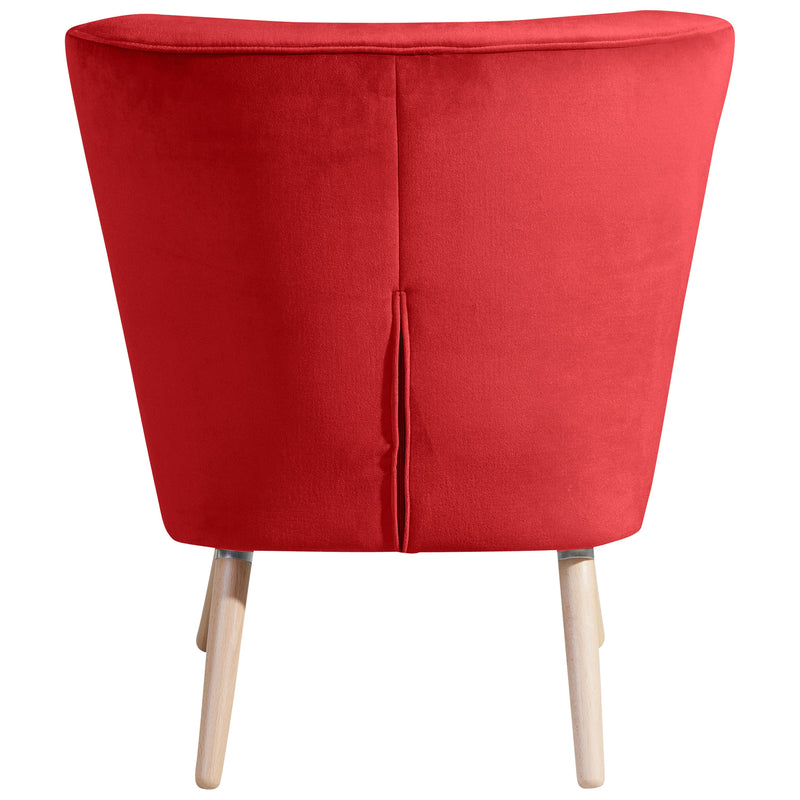 Fauteuil Max Winzer Neele rouge