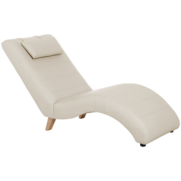 Chaise longue Norris beige de Max Winzer