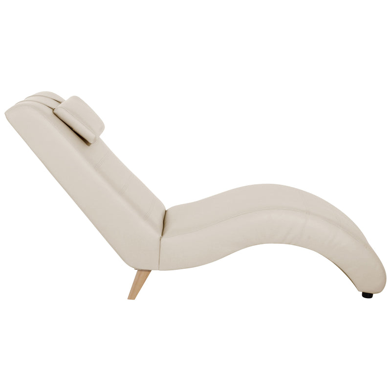 Chaise longue Norris beige de Max Winzer