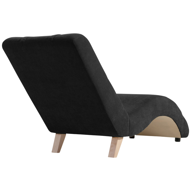 Max Winzer Chaise longue Norris noir