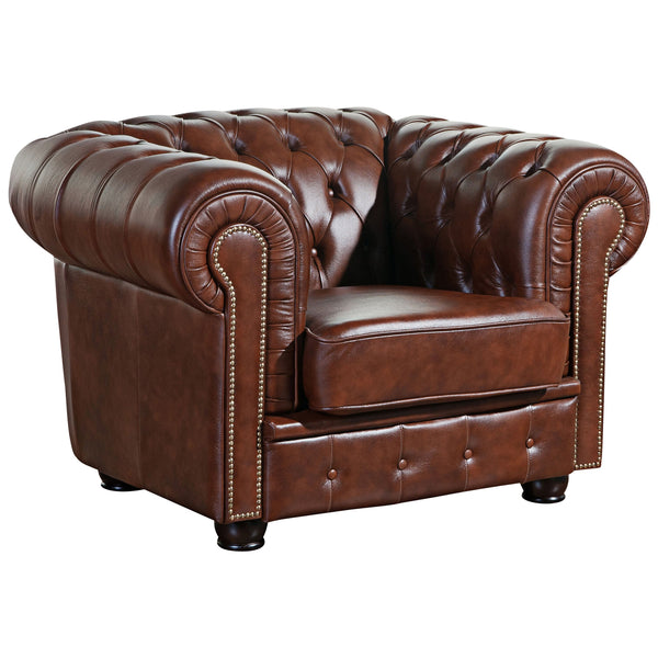 Fauteuil Max Winzer Norwin marron