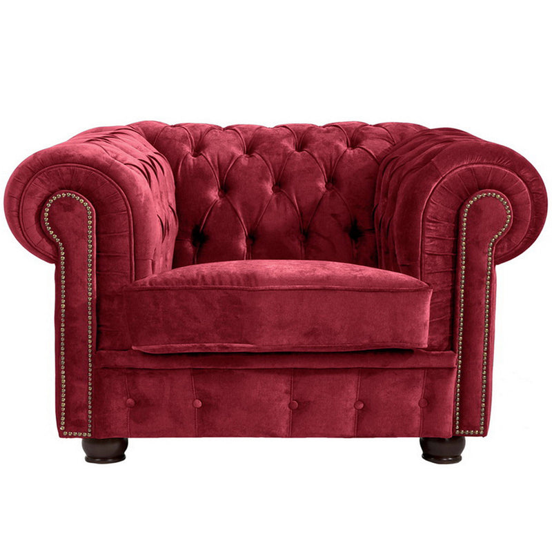 Fauteuil Max Winzer Norwin rouge