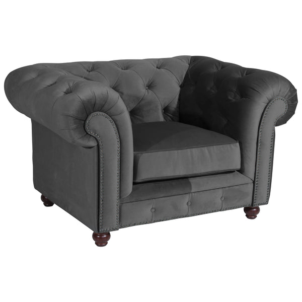 Fauteuil Max Winzer Orleans anthracite