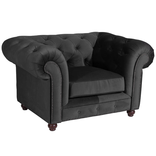 Fauteuil Orléans noir de Max Winzer