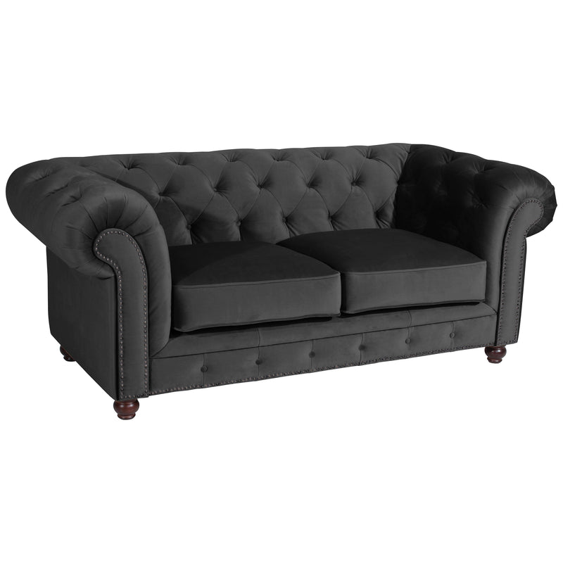 Max Winzer Sofa 2-Sitzer Orleans schwarz