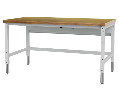 Table d'emballage confort Bedrunka+Hirth, profondeur de table de base 750, réglage par manivelle