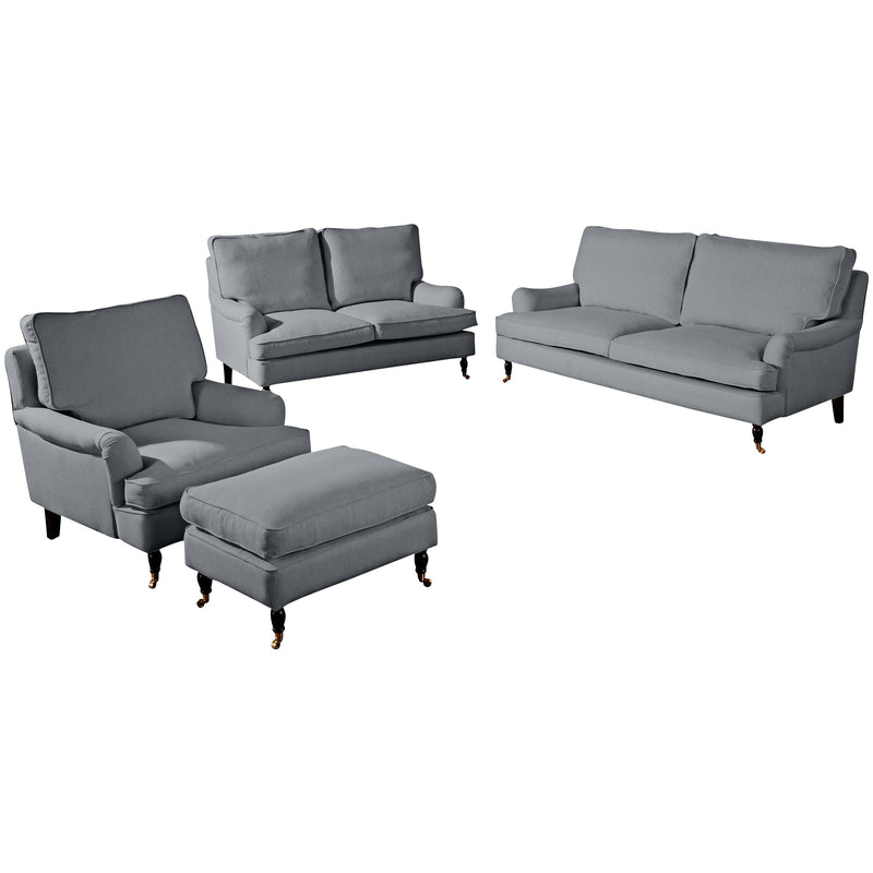 Max Winzer Sofa 3-Sitzer (2-geteilt) Passion grau