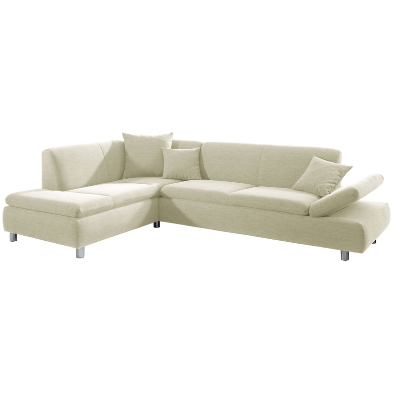 Max Winzer Ecksofa links mit Sofa 2,5-Sitzer rechts Prag creme