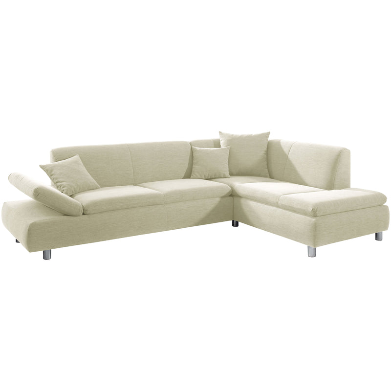 Max Winzer Sofa 2,5-Sitzer links mit Ecksofa rechts Prag creme