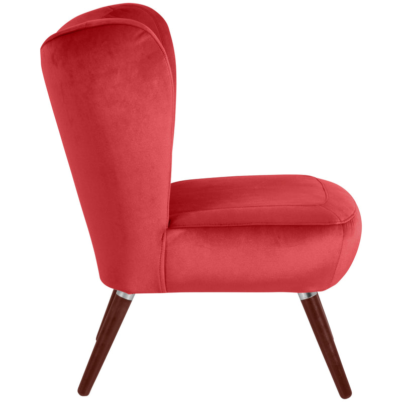 Fauteuil Max Winzer Sari rouge