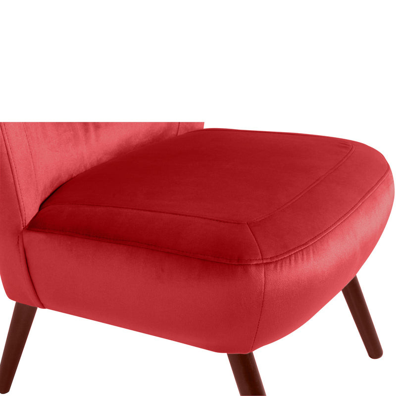 Fauteuil Max Winzer Sari rouge