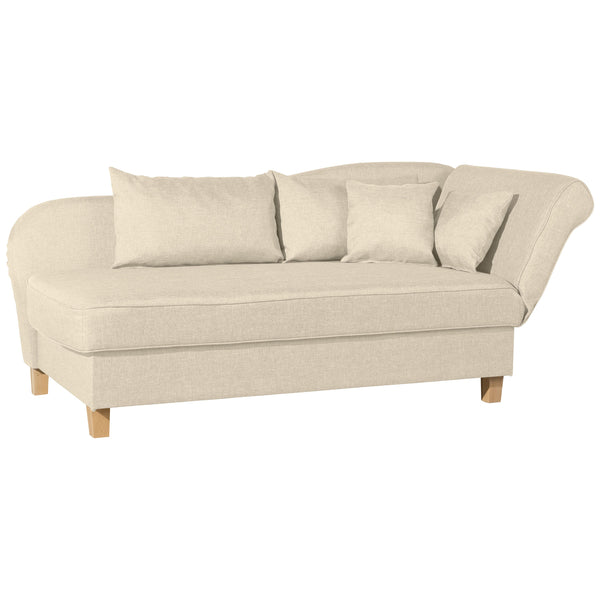 Max Winzer Recamiere mit Armteil rechts klappbar Selma beige