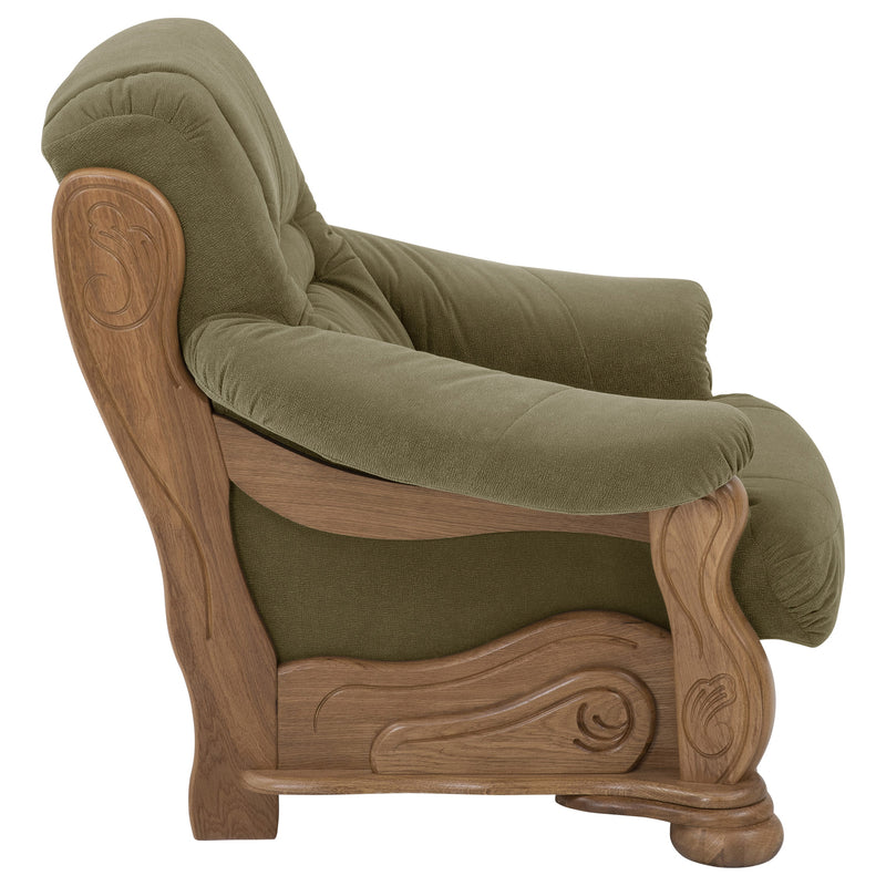 Fauteuil Max Winzer Tennessee vert