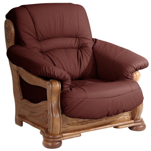 Fauteuil Max Winzer Tennessee rouge