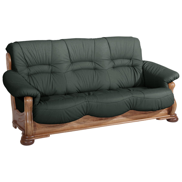 Max Winzer Sofa 3-Sitzer Tennessee dunkelgrün