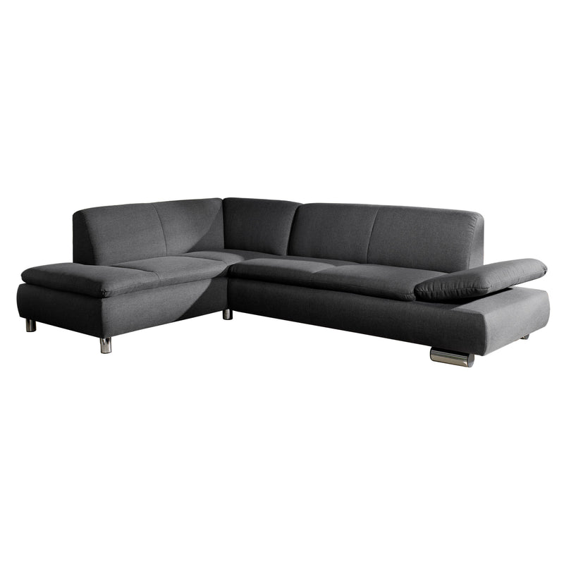 Max Winzer Ecksofa links mit Sofa 2,5-Sitzer rechts Terrence anthrazit