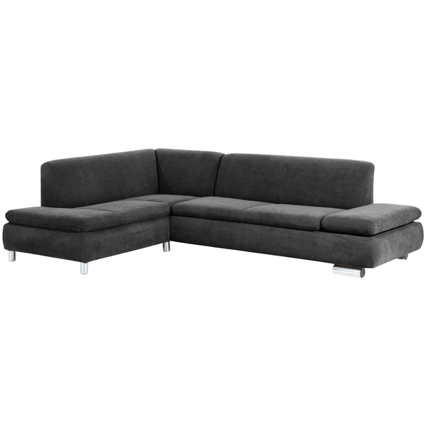 Max Winzer Ecksofa links mit Sofa 2,5-Sitzer rechts Terrence anthrazit