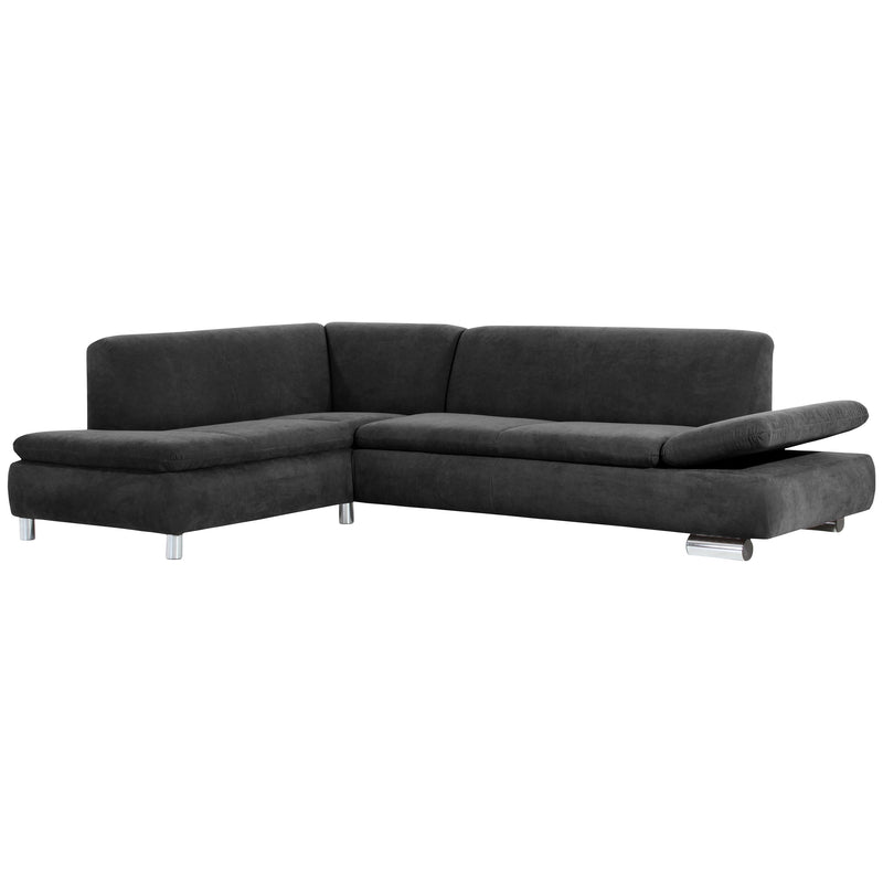 Max Winzer Ecksofa links mit Sofa 2,5-Sitzer rechts Terrence anthrazit