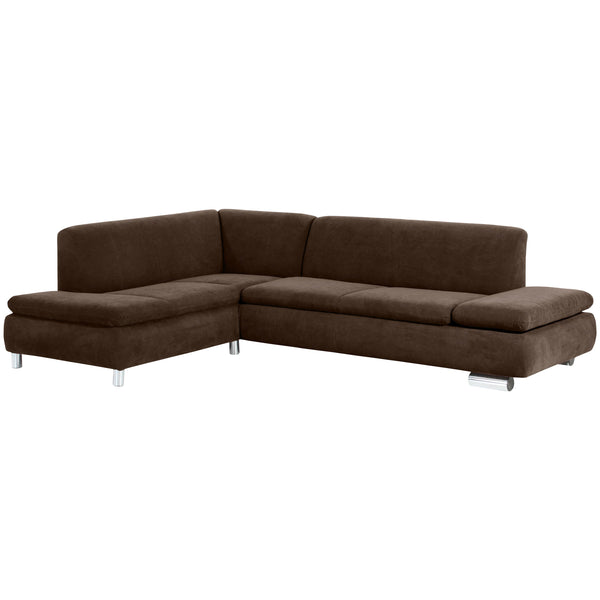 Max Winzer Ecksofa links mit Sofa 2,5-Sitzer rechts Terrence braun