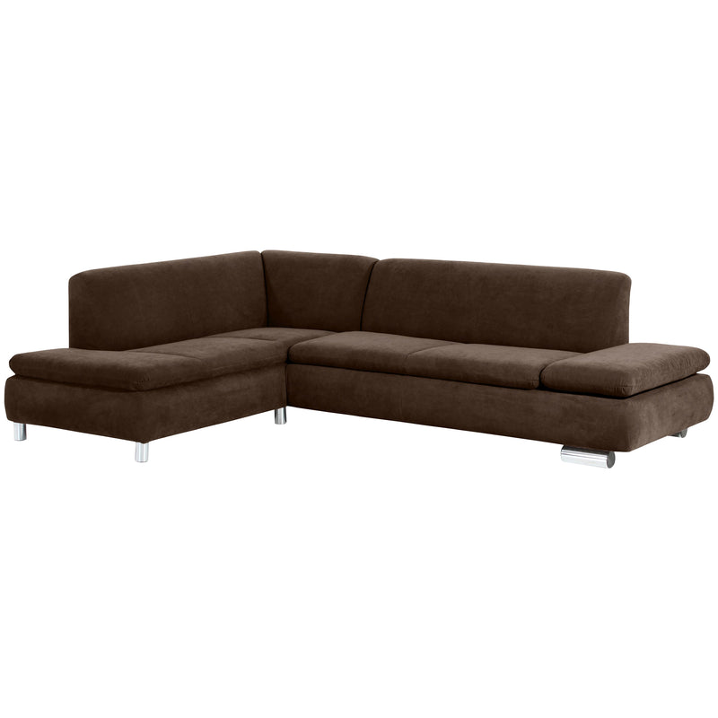 Max Winzer Ecksofa links mit Sofa 2,5-Sitzer rechts Terrence braun