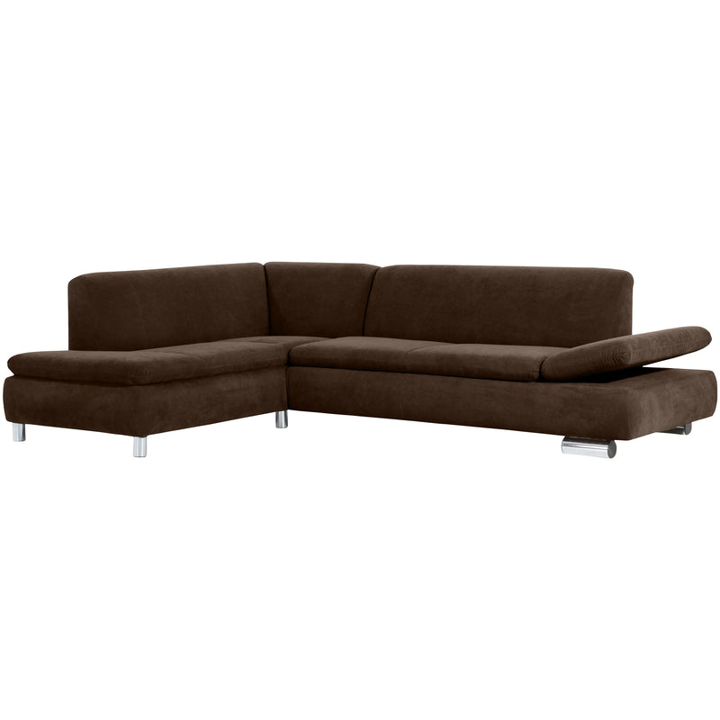 Max Winzer Ecksofa links mit Sofa 2,5-Sitzer rechts Terrence braun