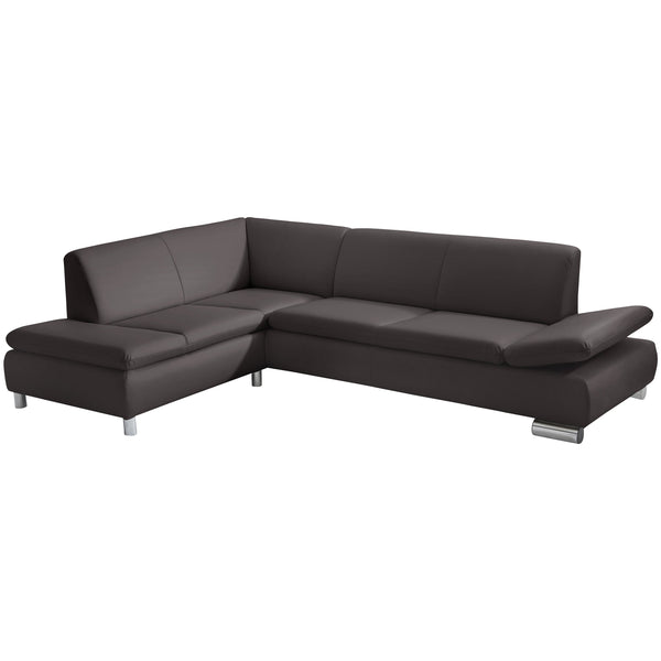 Max Winzer Ecksofa links mit Sofa 2,5-Sitzer rechts Terrence braun