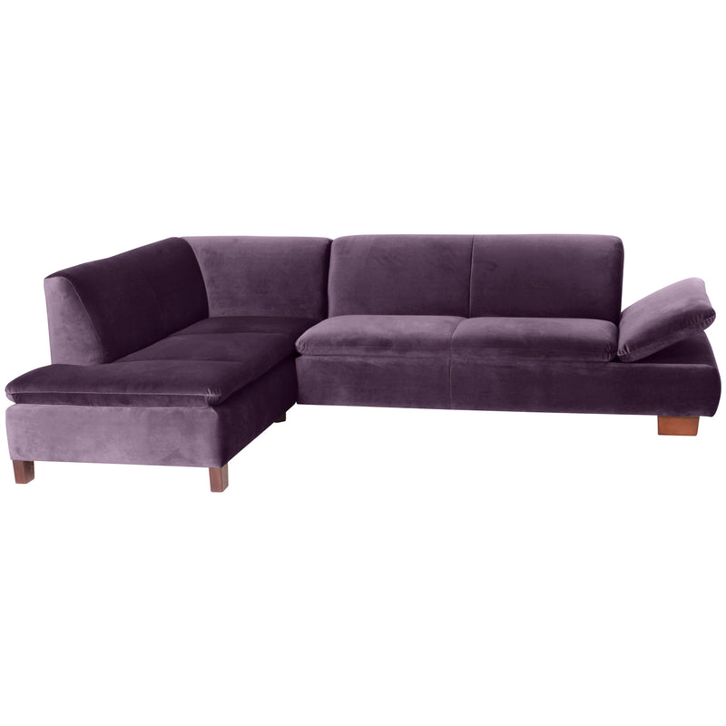 Max Winzer Ecksofa links mit Sofa 2,5-Sitzer rechts Terrence purple