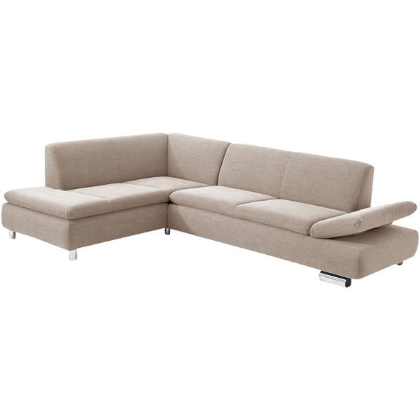 Max Winzer Ecksofa links mit Sofa 2,5-Sitzer rechts Terrence sand